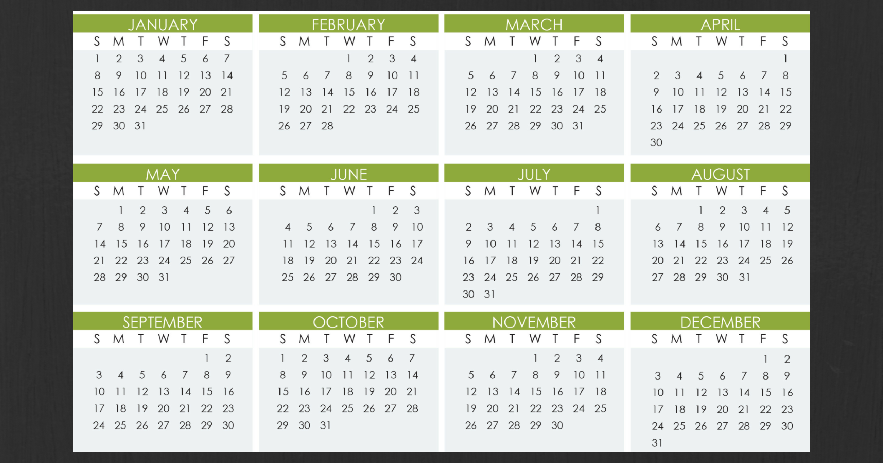 Stay Organized Next Year with Our 2017 Calendar and Tax Deadline Guide